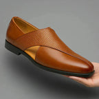 NEULLE Genuine Leather Slip-On Loafers