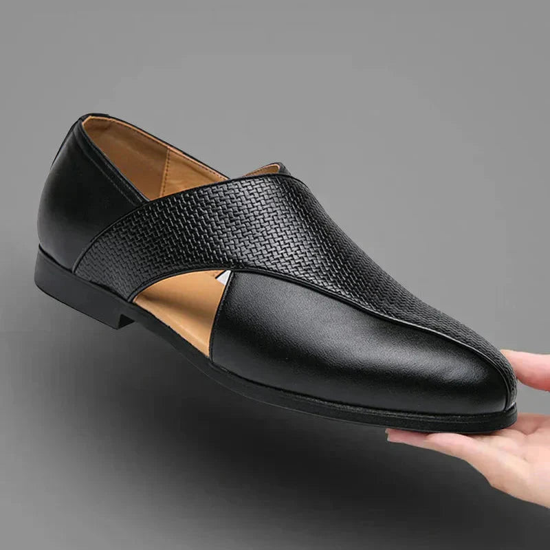 NEULLE Genuine Leather Slip-On Loafers