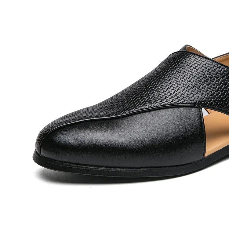 NEULLE Genuine Leather Slip-On Loafers