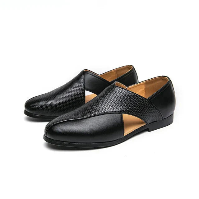 NEULLE Genuine Leather Slip-On Loafers