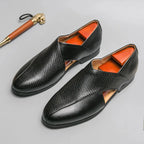 NEULLE Genuine Leather Slip-On Loafers