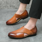 NEULLE Genuine Leather Slip-On Loafers