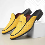 NEULLE Genuine Leather Slip-On Mules