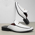 NEULLE Genuine Leather Slip-On Mules