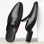 NEULLE Genuine Leather Slip-On Mules