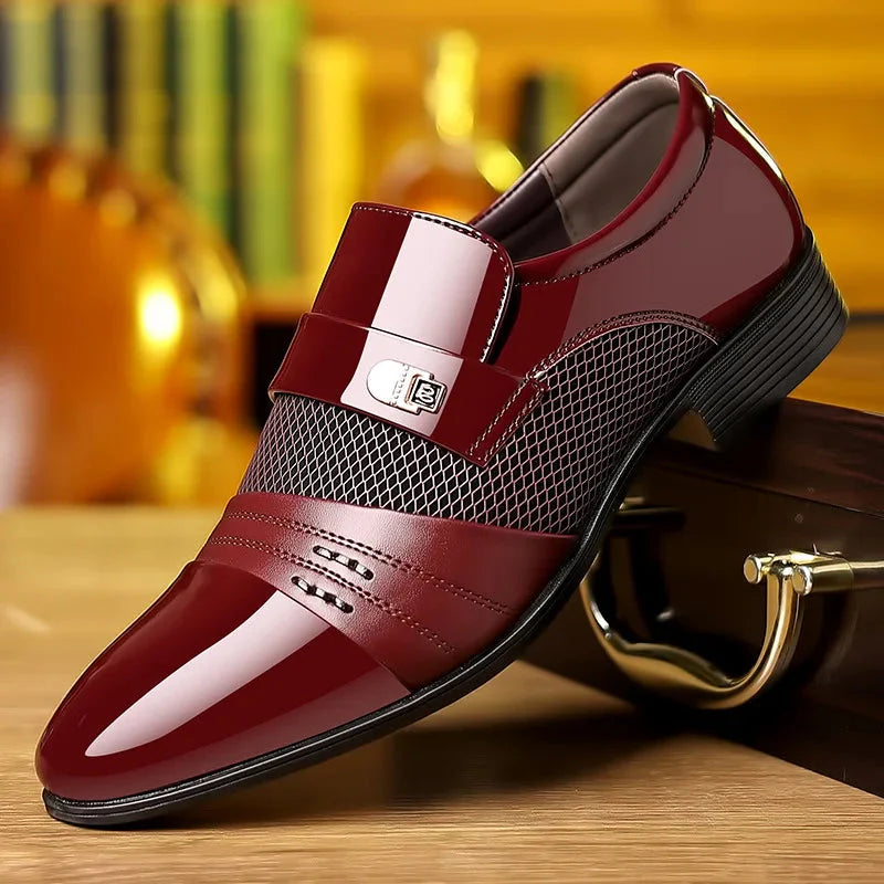 NEULLE Oxford Slip-On Dress Shoes