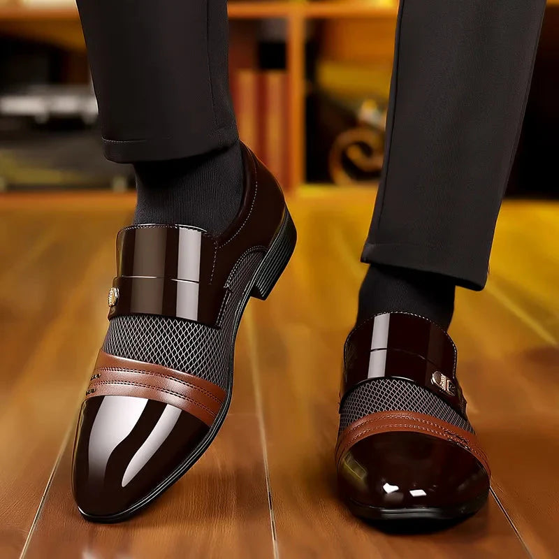 NEULLE Oxford Slip-On Dress Shoes