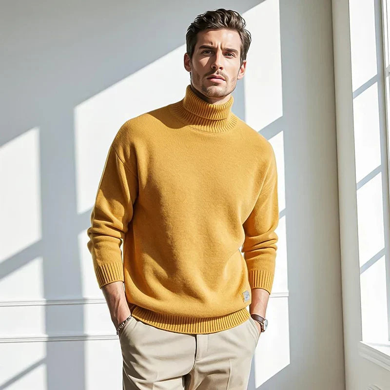 NEULLE Olympiano Cashmere Turtleneck