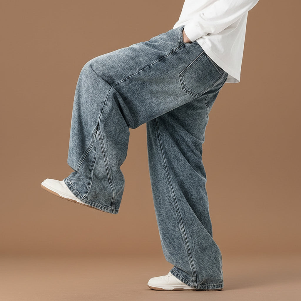NEULLE Clyde Denim Baggy Pants